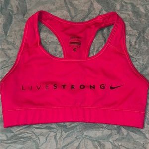 Nike Livestrong Pink Sports bra Size XS